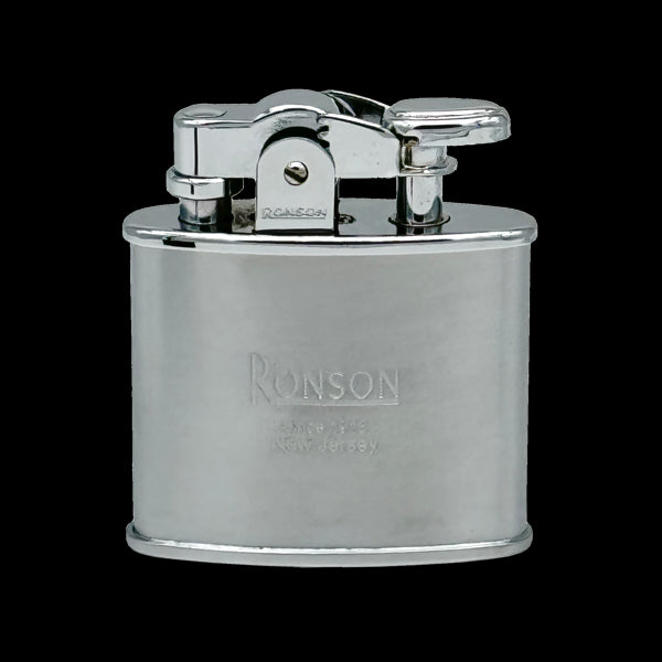 Ronson 21002 Vžigalnik polnilni Nostalgia kremen v srebrni barvi