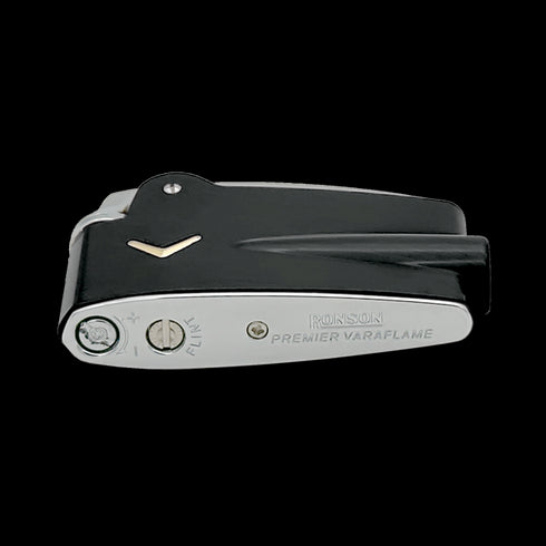 Ronson 100004 Vžigalnik plinski Premier Vareflame črn 100004
