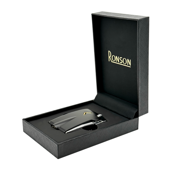 Ronson 101004 Vžigalnik plinski Mini Premier Vareflame črn