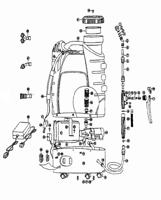Ausonia 38092 Regulator tlaka (za baterijsko škropilnico 38006, 38015, 38016, 38018, 38019, 38020)