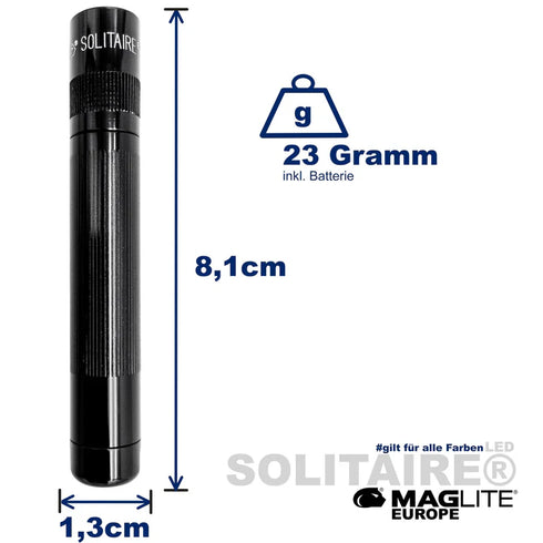 Maglite svetilka LED J3A392L Solitaire 1xAAA, Zelena
