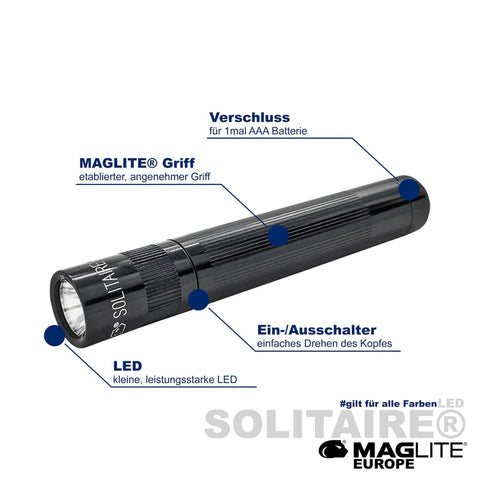 Maglite svetilka LED J3A112L Solitaire 1xAAA, Morda