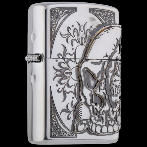 Zippo vžigalnik ZA-3-71A Big Skull Antique SV