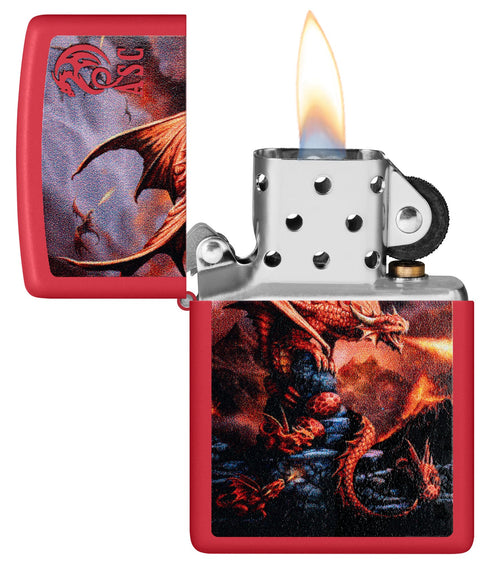 Zippo 46690 vžigalnik Fire Dragon by Anne Stokes