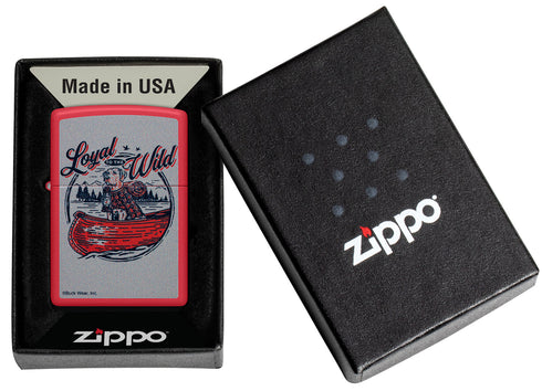Zippo 46591 vžigalnik Loyal to the Wild by Buck Wear