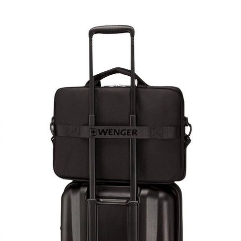 Poslovna torba Wenger 653299 XE Compact, 16", Črna
