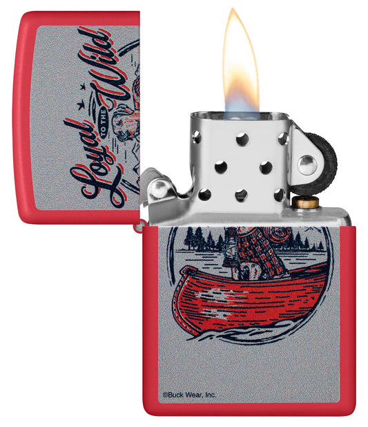 Zippo 46591 vžigalnik Loyal to the Wild by Buck Wear