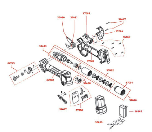 Ausonia 37081 Rezervno rezilo za škarje Work-It 25 (31813)