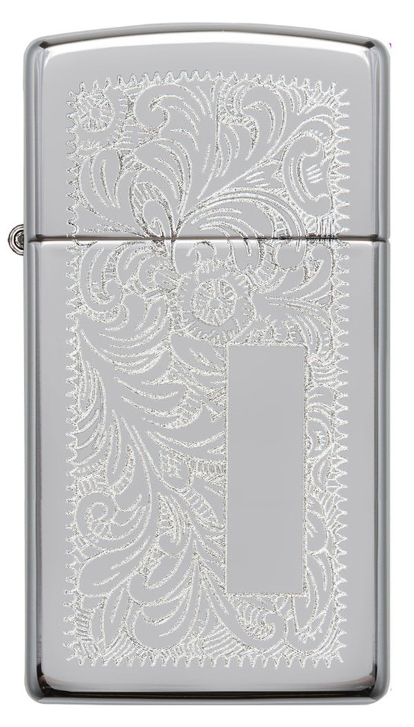 Zippo vžigalnik 1652 Venetian® Slim® High Polish Chrome