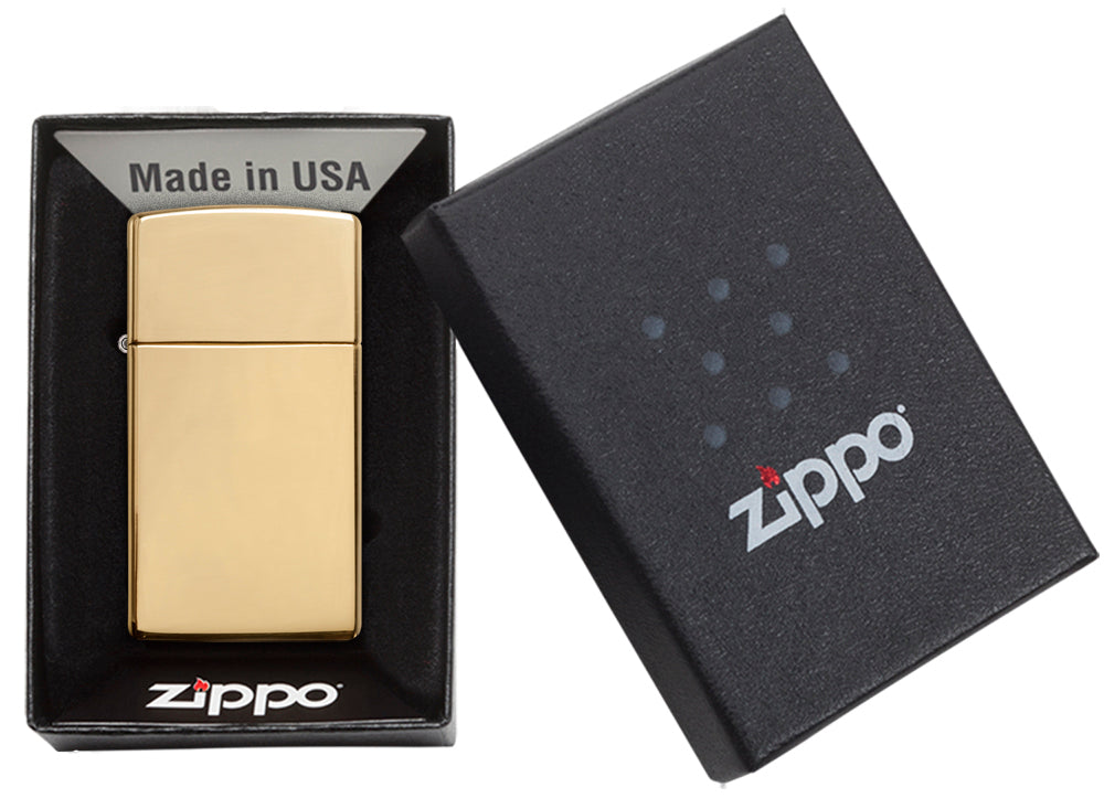 Zippo vžigalnik 1654B Slim® High Polish Brass
