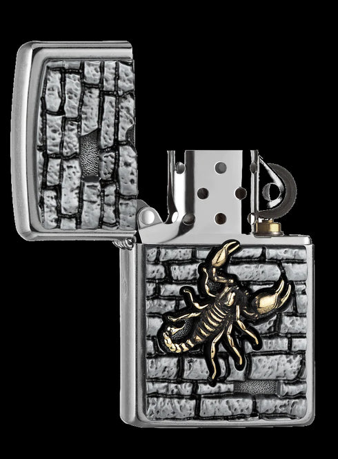 Zippo vžigalnik 2.005.358 Scorpion on the Wall Emblem