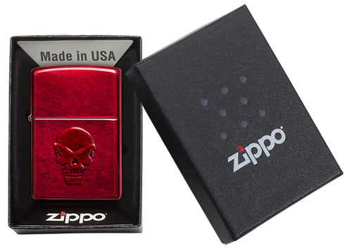Zippo vžigalnik 21186 Doom Candy Apple Red