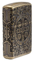 Zippo vžigalnik 29719 St. Benedict, Armor® Antique Brass
