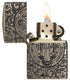 Zippo vžigalnik 29719 St. Benedict, Armor® Antique Brass