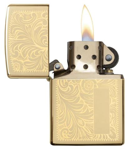 Zippo vžigalnik 352B Venetian® High Polish Brass