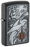 Zippo vžigalnik 48120 Shark Ship Emblem