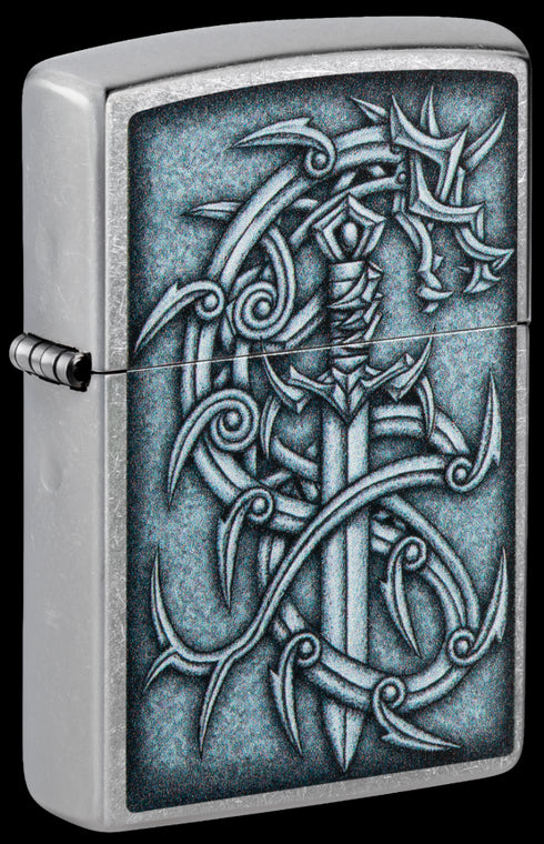 Zippo vžigalnik 48365 Medieval Sword & Dragon