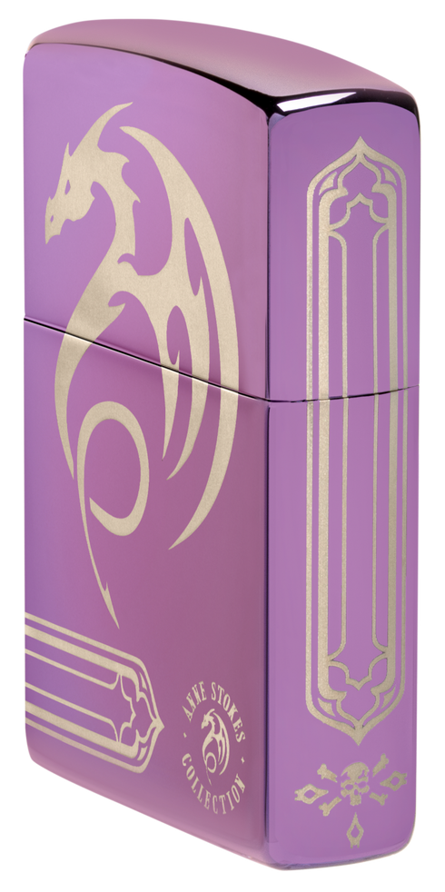 Zippo vžigalnik 48574 Anne Stokes Dragon & Skull