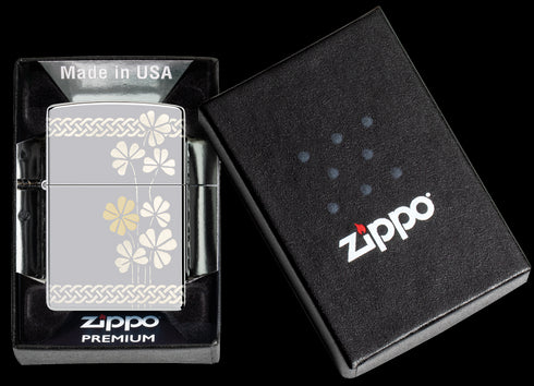 Zippo vžigalnik 48586 Celtic Clover