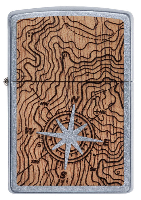 Zippo vžigalnik 49055 Woodchuck Compass