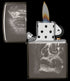 Zippo vžigalnik 49141 Skull Mountain Black Ice®