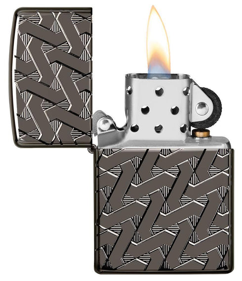 Zippo vžigalnik 49173 Armor Interweave Pattern