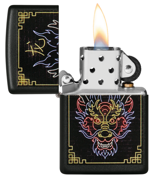 Zippo vžigalnik 49396 Neon Dragon