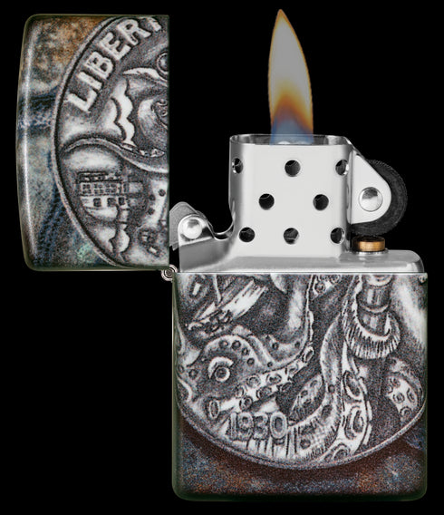 Zippo vžigalnik 49434 Pirate Coin