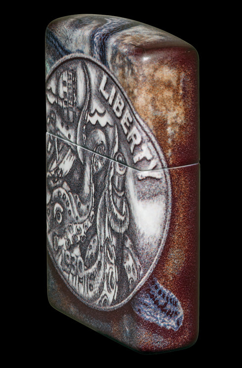 Zippo vžigalnik 49434 Pirate Coin