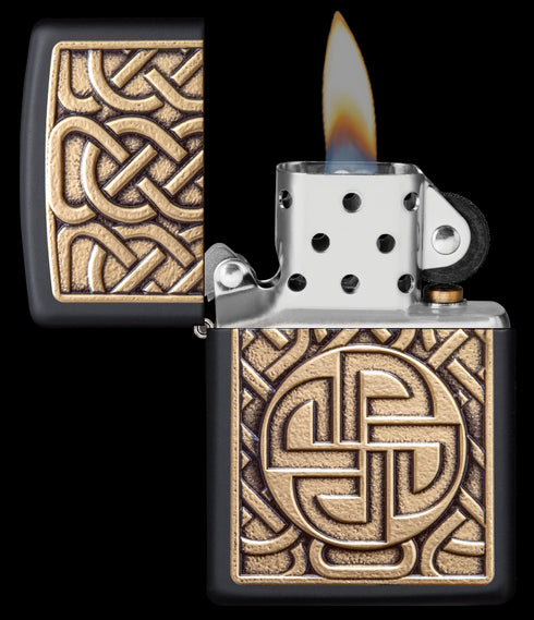 Zippo vžigalnik 49538 Nordic Shield Knot Emblem