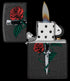 Zippo vžigalnik 49778 Rose Dagger Tattoo