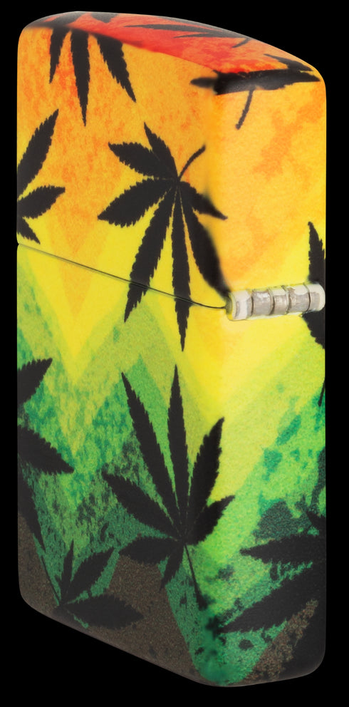 Zippo vžigalnik 49806 Rasta Cannabis