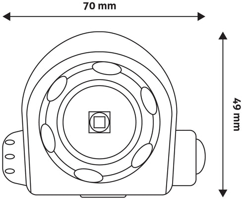 Entac 901640 Baterijska svetilka Zoom 5W 600lm 200m