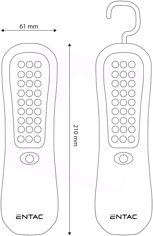 Entac 904061 Delovna svetilka 27 LED