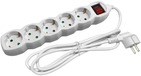 Entac 904344 Podaljšek 5 vtični s stikalom 1,5 m