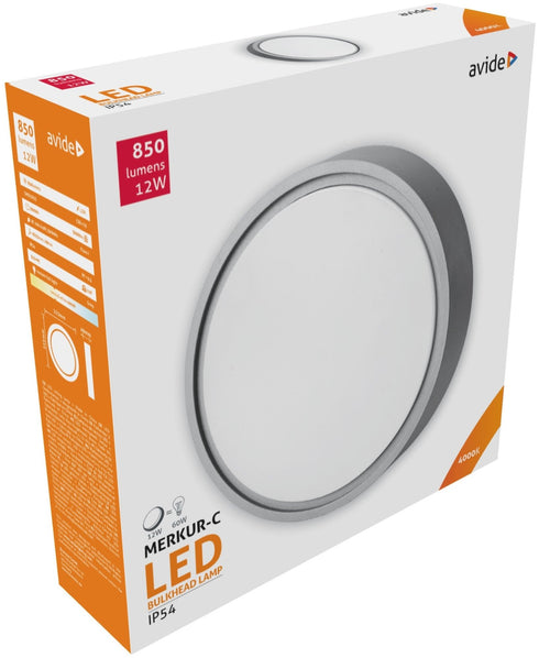 Avide 911304 Zunanja svetilka (Merkur-C) LED SMD 12W 4000K 850lm IP54