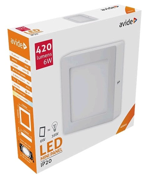 Avide 912066 Stropna svetilka LED 6W NW 420 lm