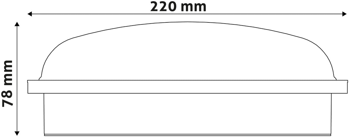 Avide 915241 Zunanja svetilka (Triton-O) Okrogla 20W 4000K 1700 lm IP65