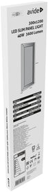 Avide 930169 Panel LED Slim 300x1200x10mm 40W 3000K