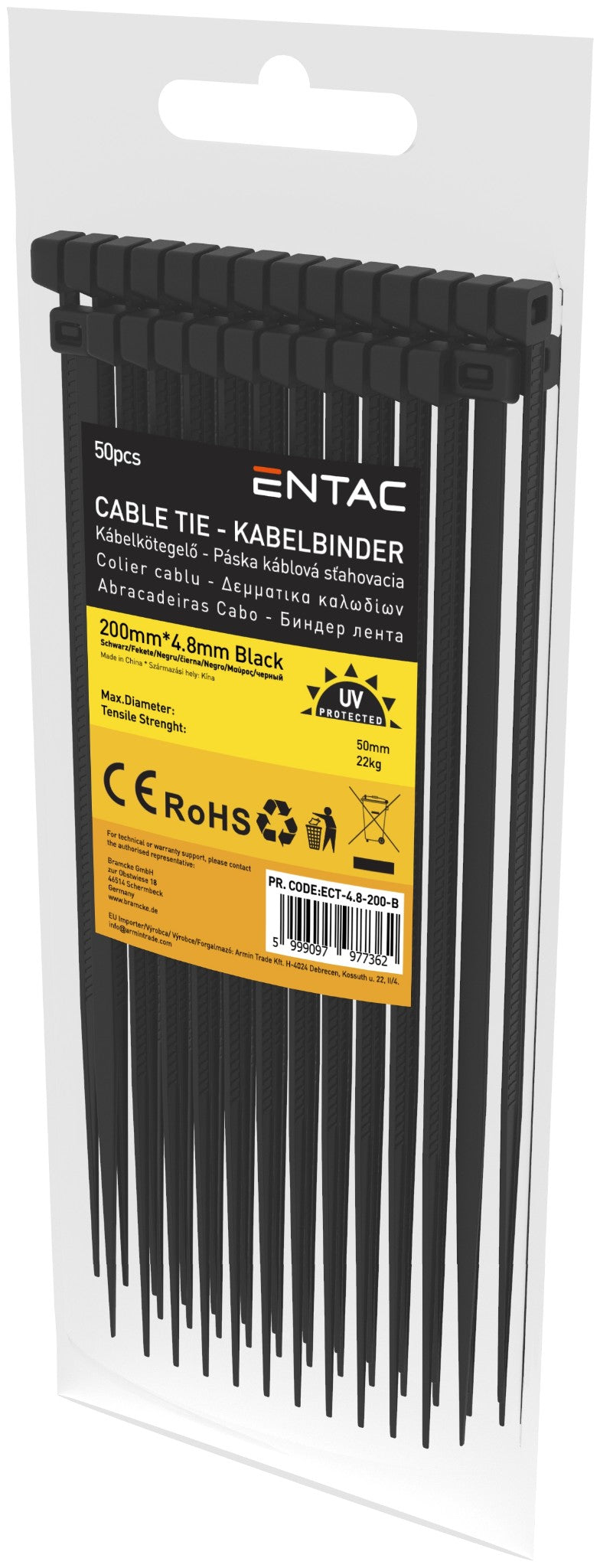 Entac 77362 Vezice 4,8 x 200 mm
