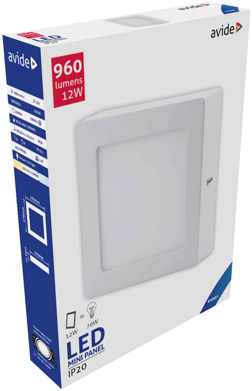 Avide 282021 Stropna svetilka LED 12W NW 6400K