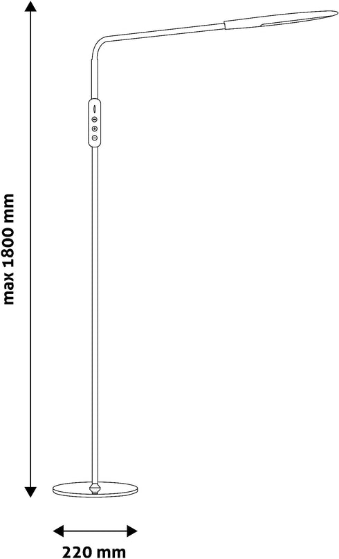 Avide 919423 Talna Svetilka LED Remo 9W CCT 500 lm