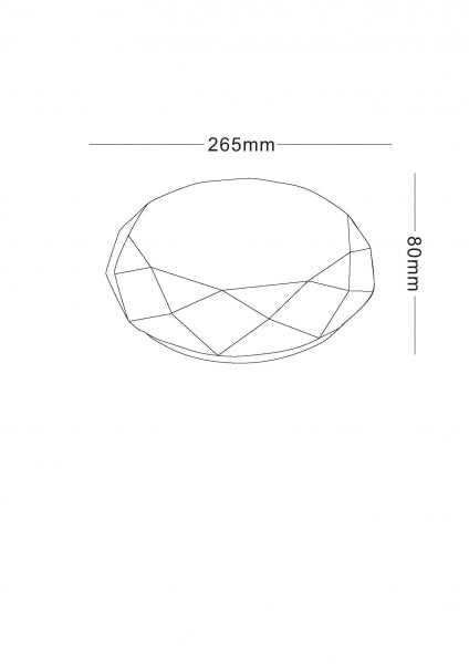 Asalite ASAL0188 Stropna svetilka Norah LED 12W 4000K 900 lm