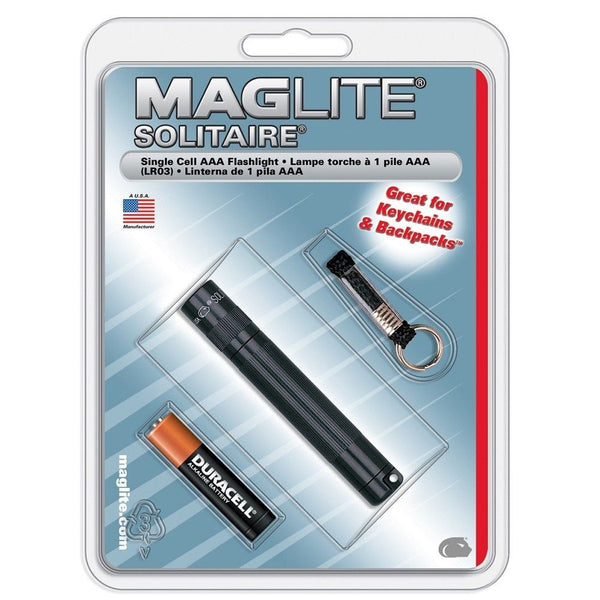 Maglite K3A016 Baterijska svetilka Solitaire AAA črna 25m