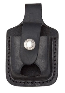 Zippo etui LPTBK z zanko in odprtino za palec, črn