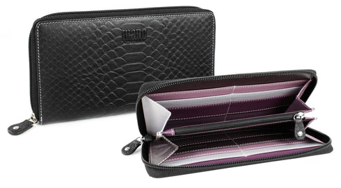 Mano M17724SP AS Ženska denarnica RV, anakonda črna