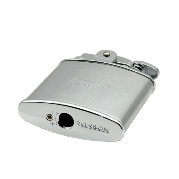 Vžigalnik Ronson 102001 plinski Nostalgia Jet Flame, Satin Chrome
