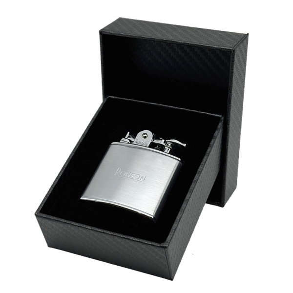 Vžigalnik Ronson 102001 plinski Nostalgia Jet Flame, Satin Chrome