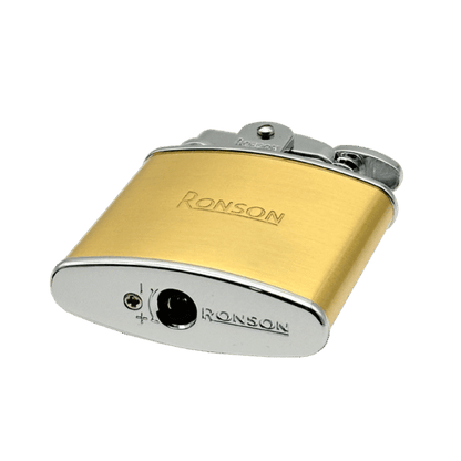 Vžigalnik Ronson 102002 plinski Jet Flame Nostalgia, Gold Satin