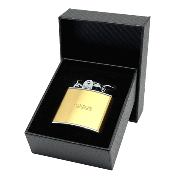 Vžigalnik Ronson 102002 plinski Jet Flame Nostalgia, Gold Satin